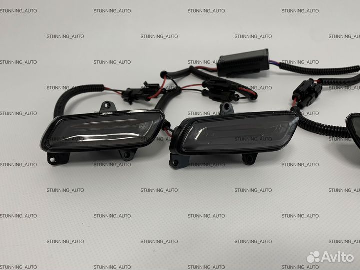 Ходовые огни Land Cruiser 200 в обвес Khann V457