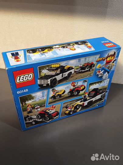 Новый lego City 60148 Гоночная команда