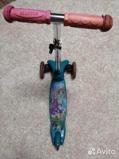 Самокат детский трехколесный бу