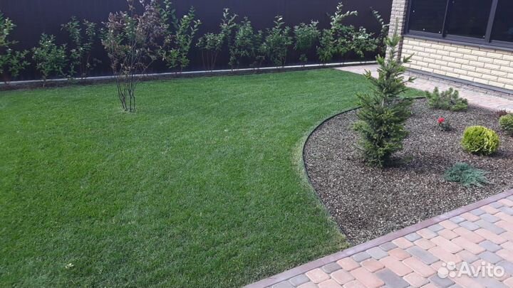Садовник.Автополив.Газон рулонный