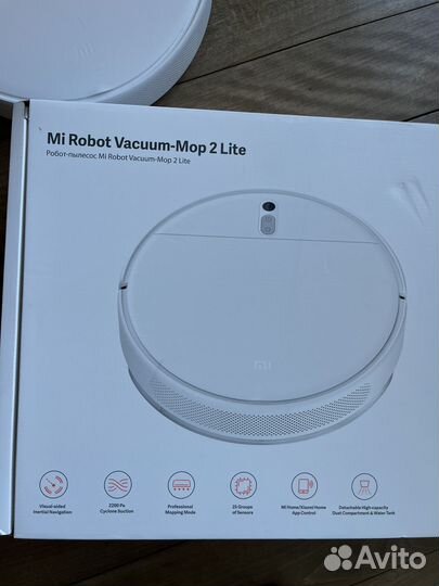 Робот пылесос mi robot vacuum-mop 2 lite