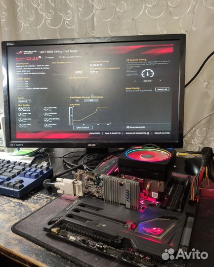 Материнская плата lga 1151 Asus ROG maximus viii f