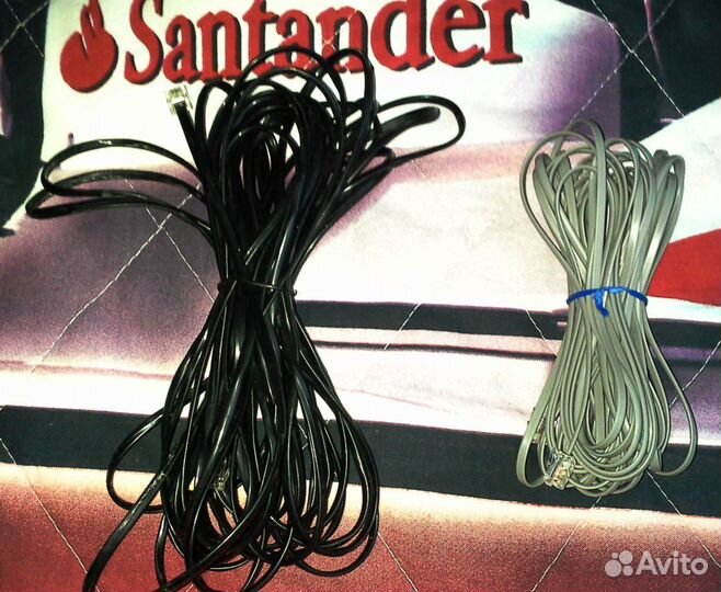 Телефонный шнур удлинитель 11 м, 10 м