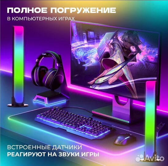 RGB Эквалайзер Умный светильник Светомузыка