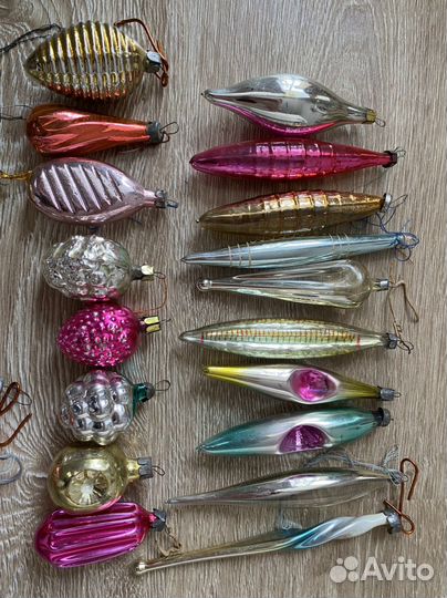 Новогодние игрушки на елку СССР