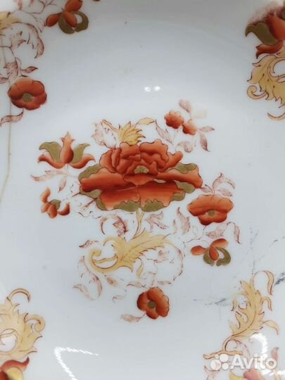 Тарелка глубокая Братья Корниловы до 1917г Редкая