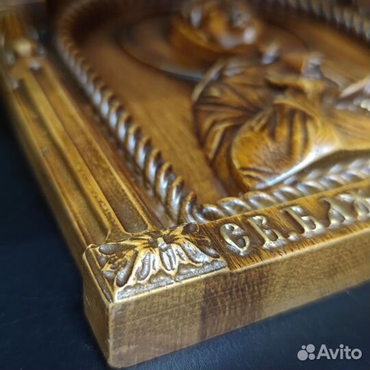 Деревянная икона Матрона