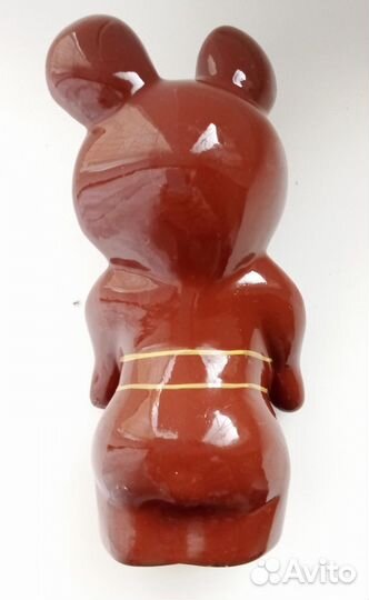 Фарфор Статуэтка СССР Мишка олимпиада лфз дулево