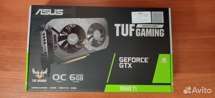 Видеокарта gtx 1660ti
