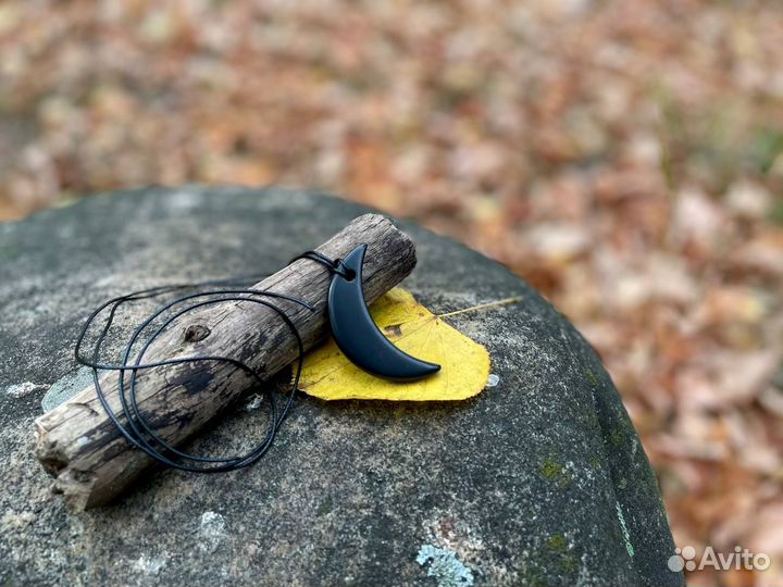 Кулон из Натурального Карельского Шунгита 