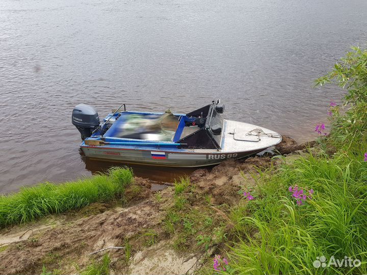Лодка Южанка 2, мотор Yamaha F50, прицеп заводской