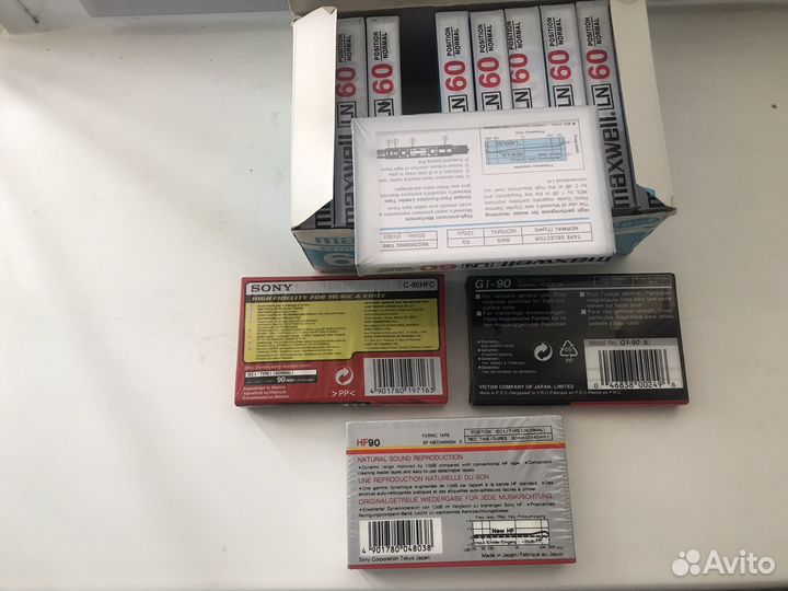 Аудиокассеты запечатанные