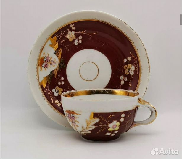 Чайная пара Кузнецова 19-20вв