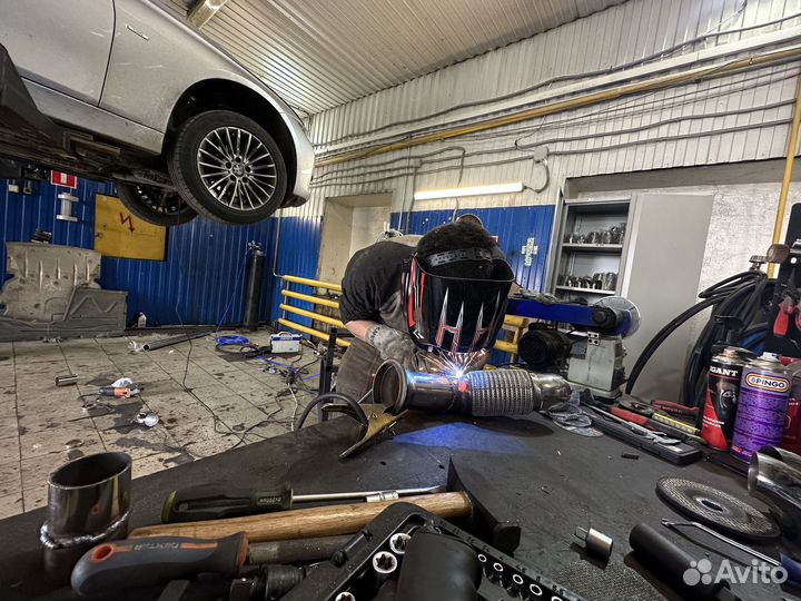 Даунпайп для audi A6