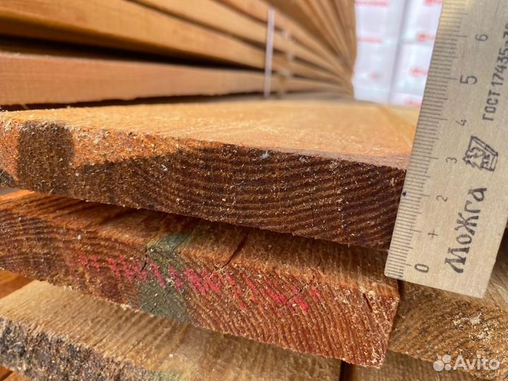 Лиственница обрезная 25*150*6000 / Пиломатериалы