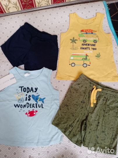 Детские вещи пакетом на мальчика 86 92