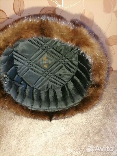 Норковая шапка мужская 56 65