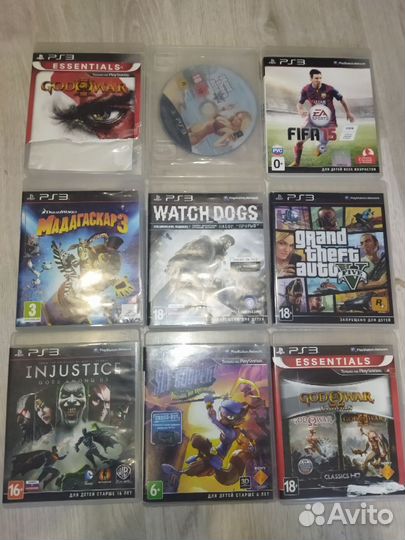 Игровая приставка ps3 с играми