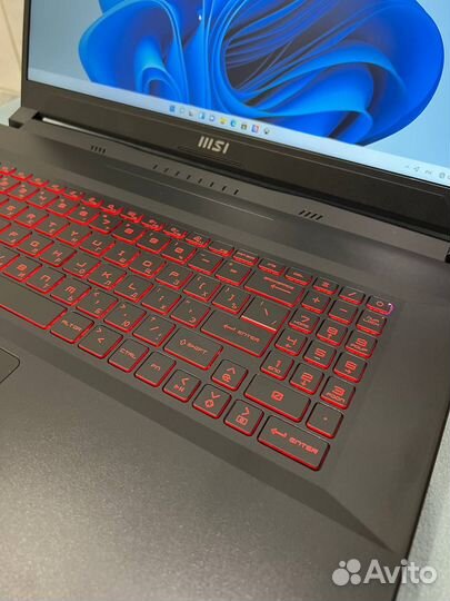 Новый игровой ноутбук MSI 17.3 RTX