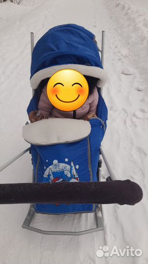 Коляска санки