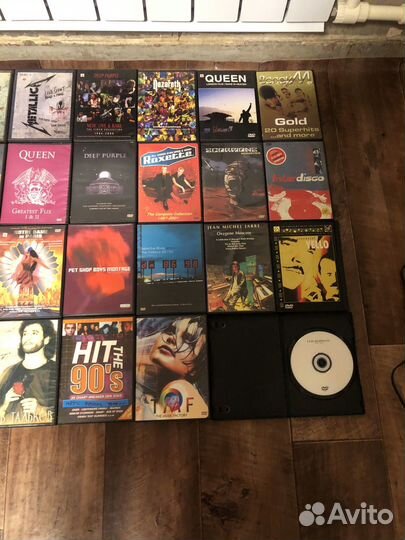 DVD диски рок диско музыка концерты клипы 28 штук