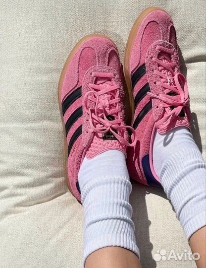 Adidas Gazelle Indoor Bold Pink Glow розовые