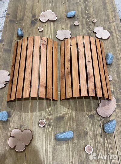 Абажуры для бани из сибирского можжевельника