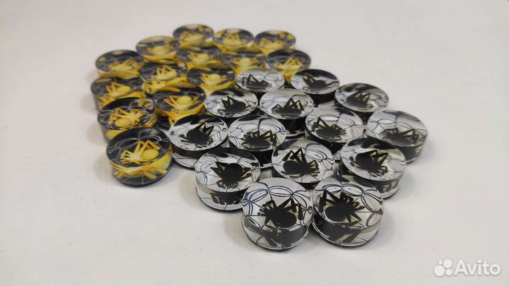 Фишки для нард ручная работа