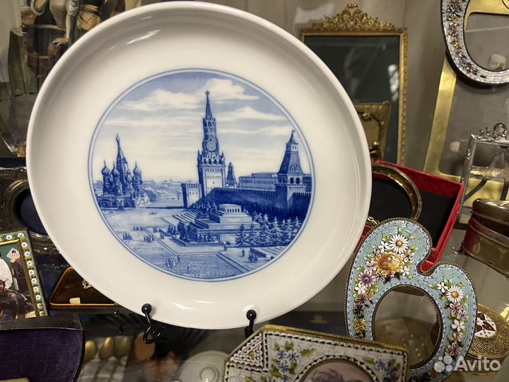 Мейссен кремль антикварная тарелка