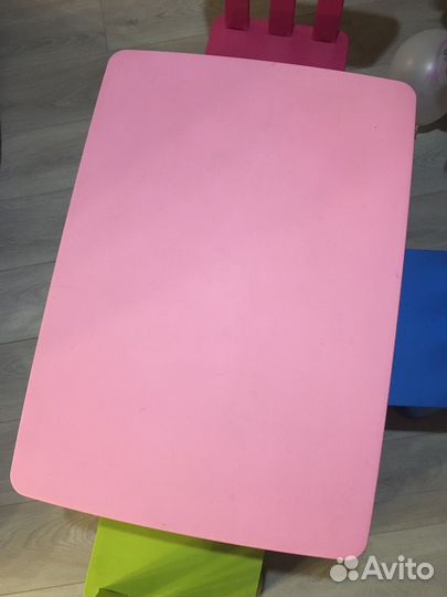 Стол и 3 стула IKEA маммут