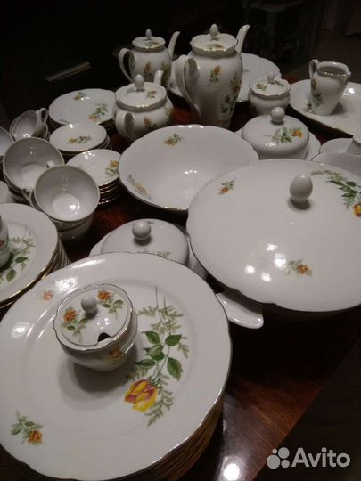 Сервиз столовый гдр посуда