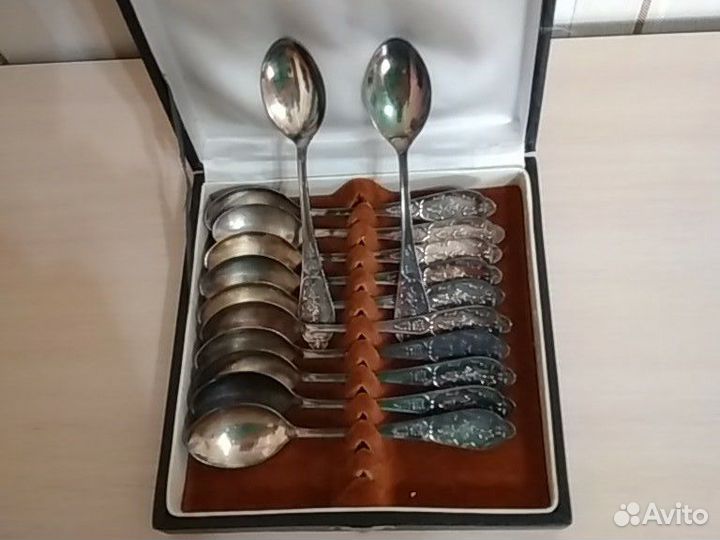 Набор мельхиоровых ложек