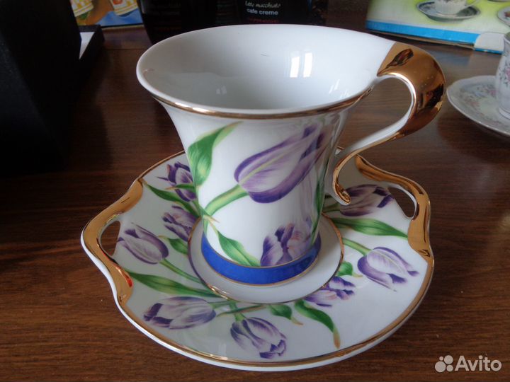 Новые наборы кружечек,Чайных пар,рюмок и стопок