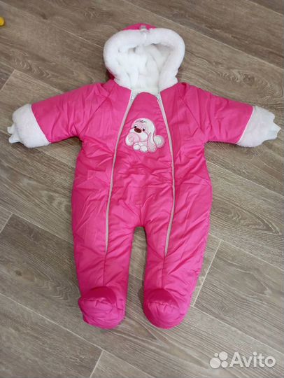 Зимний комбинезон для новорожденных