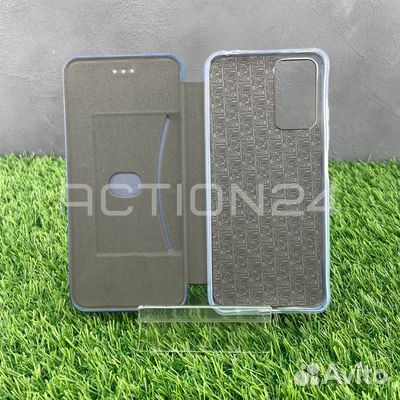 Чехол книжка Xiaomi Redmi Note 12S (синий)