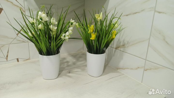 Искусственные Цветы в горшке IKEA