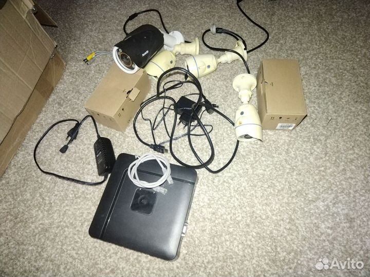 Комплект видеонаблюдения ip бу