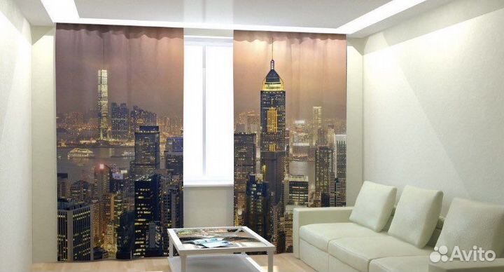 Шторы(мелкий брак) новые фотошторы