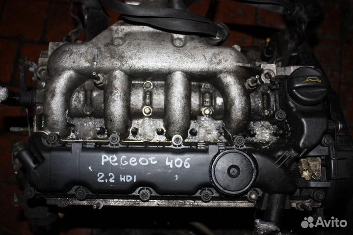Двигатель Peugeot 406 1 поколение рестайлинг 2.2