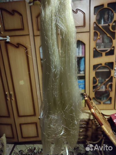 Волосы для наращивания 72 см блонд