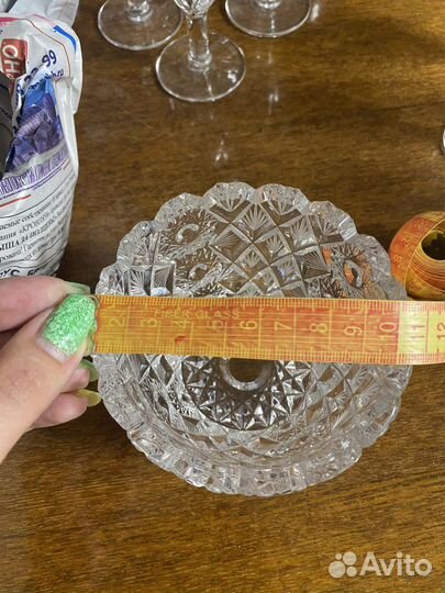 Хрустальный салатник