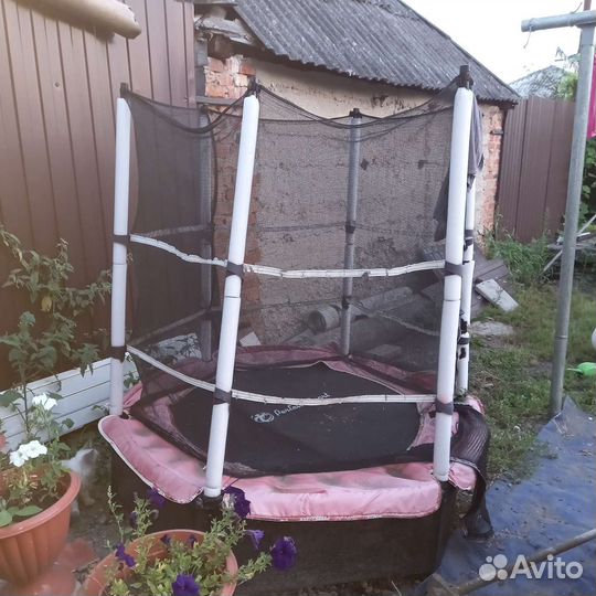 Батут с сеткой