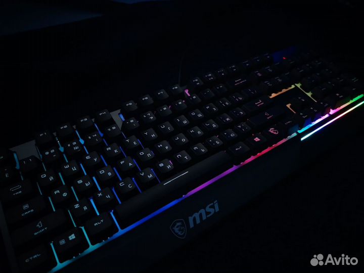 Клавиатура проводная msi vigor gk30