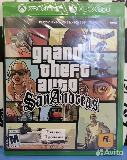 Grand Theft Auto San Andreas Xbox One/X360 New
