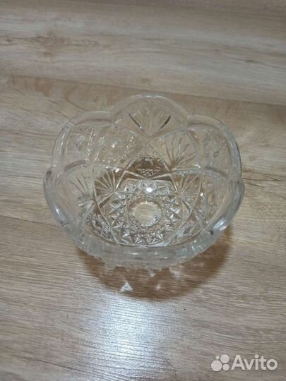 Салатник хрустальный СССР
