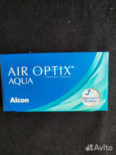 Линзы 6 штук AIR optix aqua -4.5