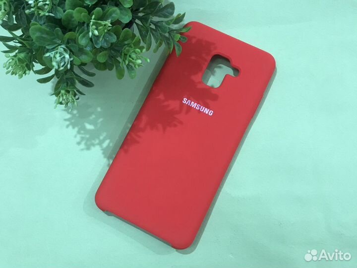 Чехол Silicone Case samsung A7/A8 Plus