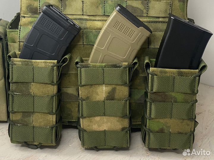 Подсумок ак открытый пластик мох