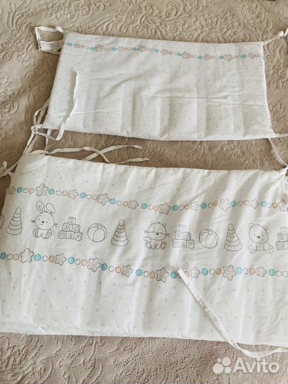 Бортики в детскую кроватку