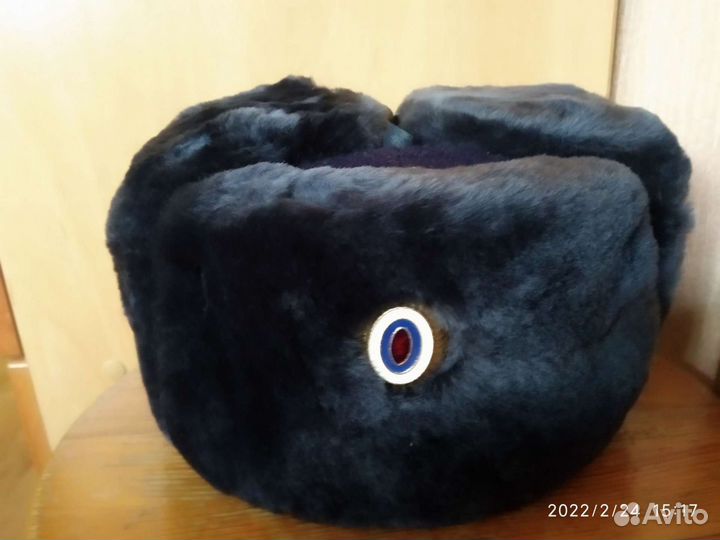 Шапка ушанка полиция РФ